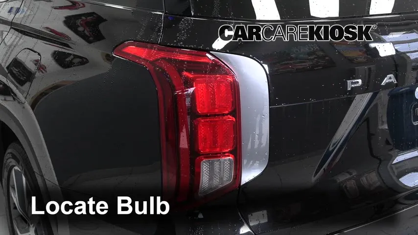 2020 Hyundai Palisade SEL 3.8L V6 Éclairage Feu clignotant arrière (remplacer l'ampoule)